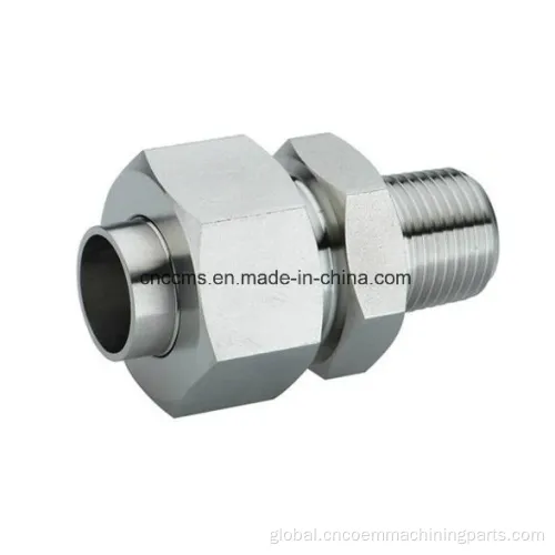 Cnc Carrier Pushers CNC machining Stainless Steel Connect Fittings Manufactory